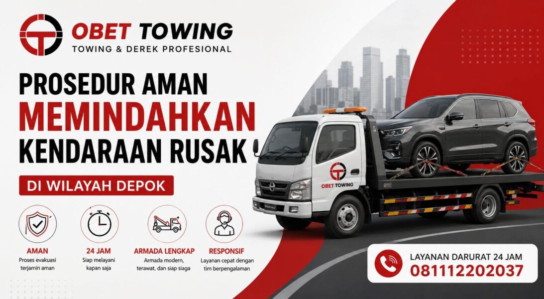 Prosedur Aman Memindahkan Kendaraan Rusak di Wilayah Depok